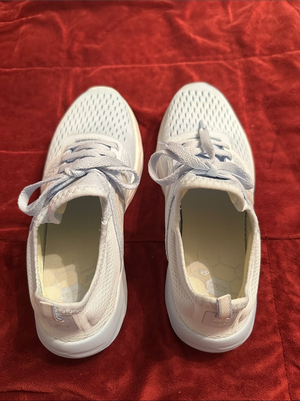 New Balance Women’s Light Pink Mesh Athletic Sneakers